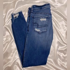 American Eagle Jeans Super Stretch Denim Jeans Size: 4 Regular